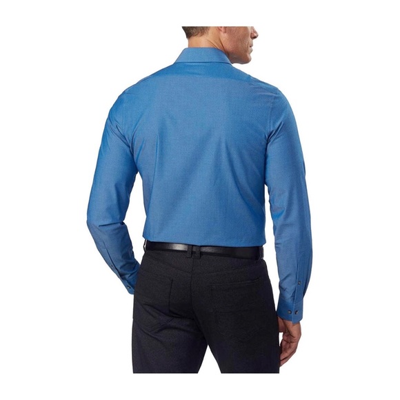 Men's Long Sleeve Button Down Solid Shirt - Picture 2 of 5